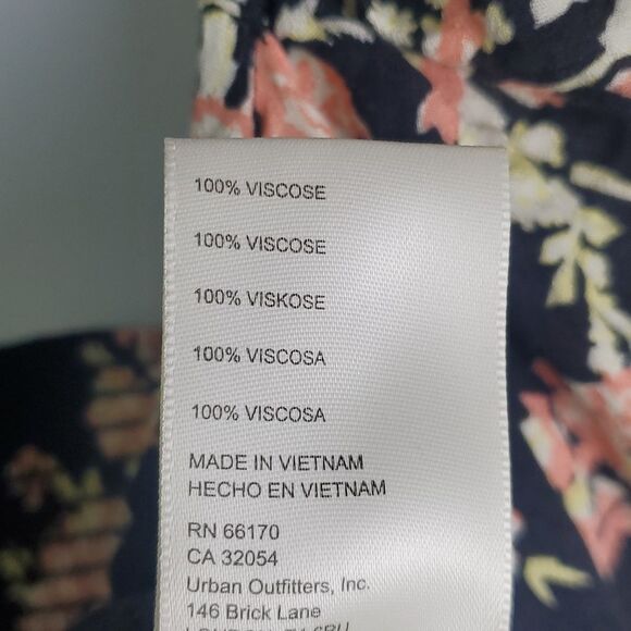 Free People Hilary Printed Blouse Size XS - Picture 7 of 8